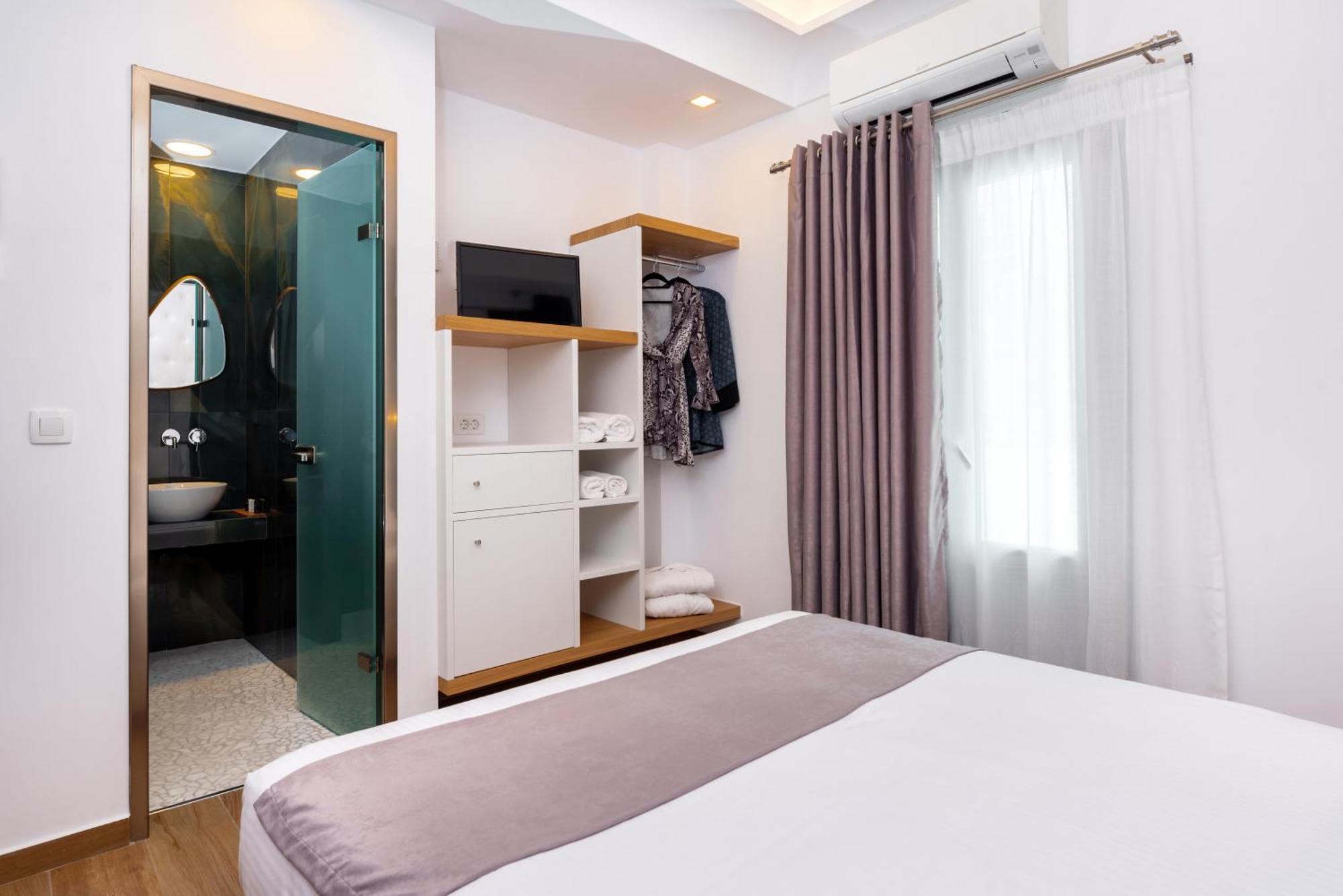 Deluxe Hotel Santorini Fira  Rom bilde